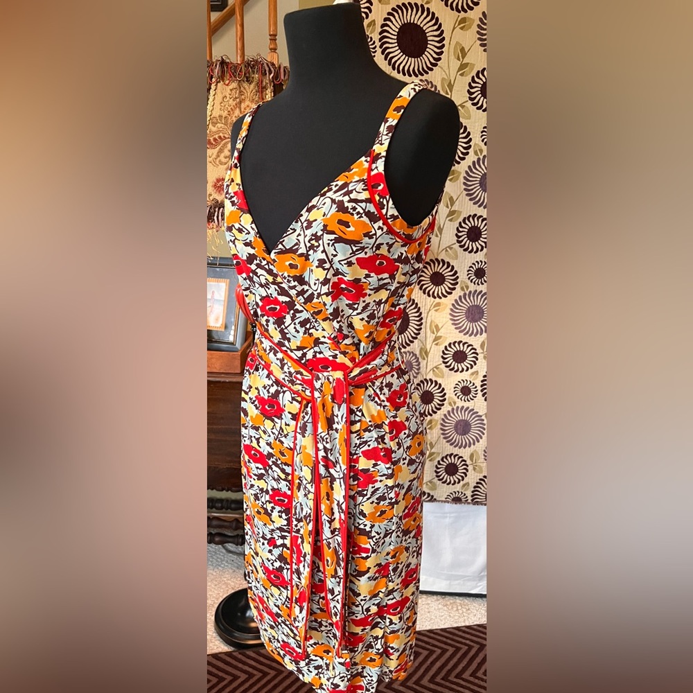 DKNY CITY Medium Wrap Dress